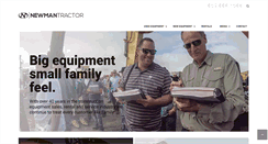 Desktop Screenshot of newmantractor.com